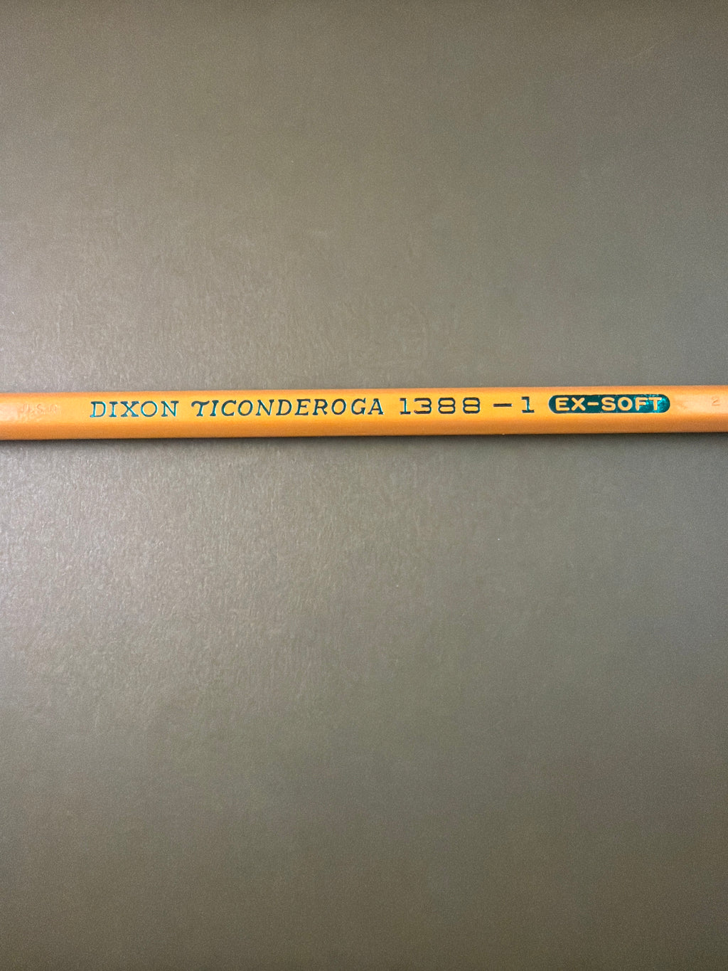 Dixon Tigonderoga 1388-1 Vintage Extra Soft Pencil, c. 1983-1987