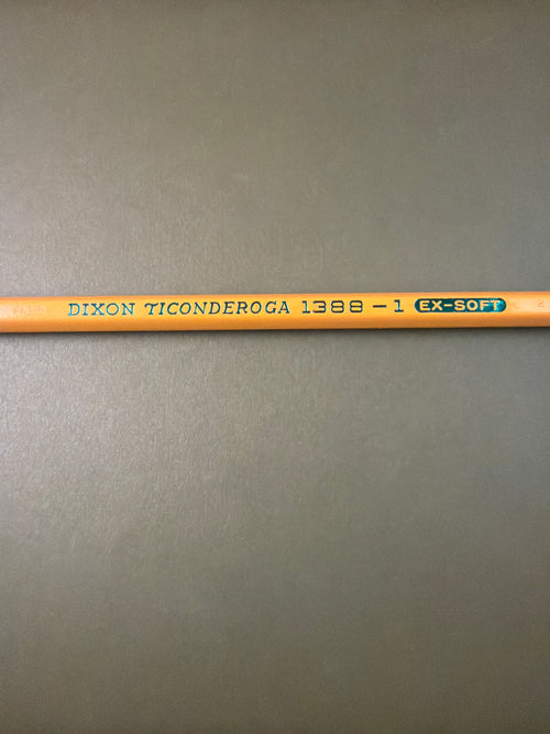 Dixon Tigonderoga 1388-1 Vintage Extra Soft Pencil, c. 1983-1987