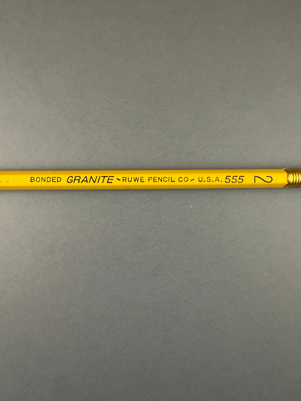 Ruwe Granite 555 No. 2 Vintage Pencil, c. 1960s