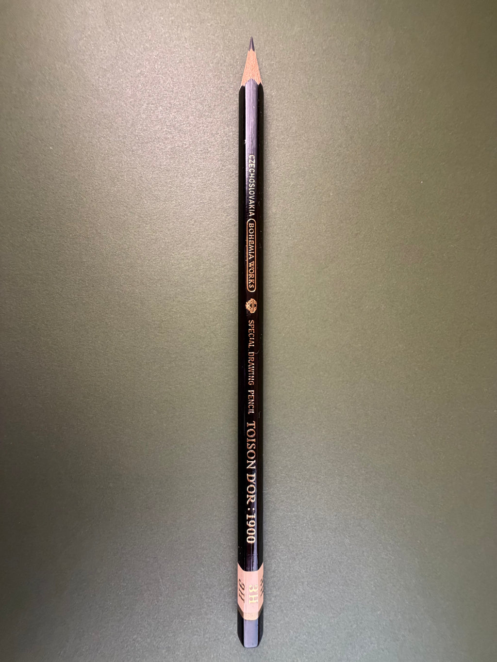 Bohemia Works Toison D'or 1900 3H Vintage Pencil, c. 1970s