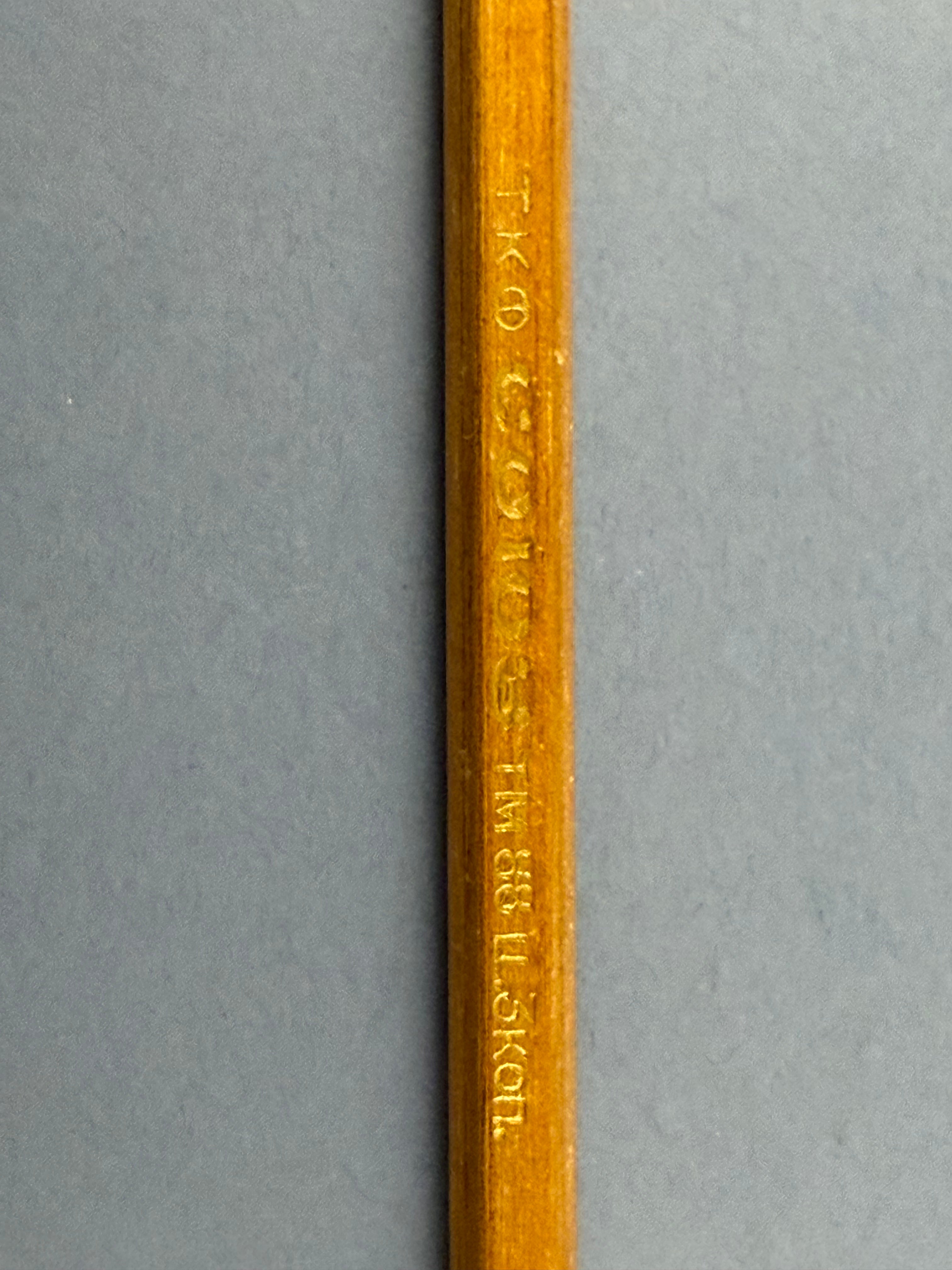 Tomsk Pencil Co. C0103 TM (HB) Vintage Soviet Era Pencil, c. 1988